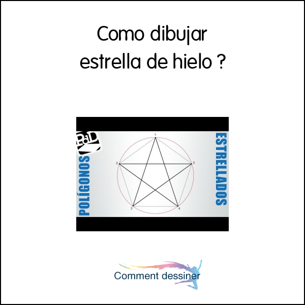 Como dibujar estrella de hielo